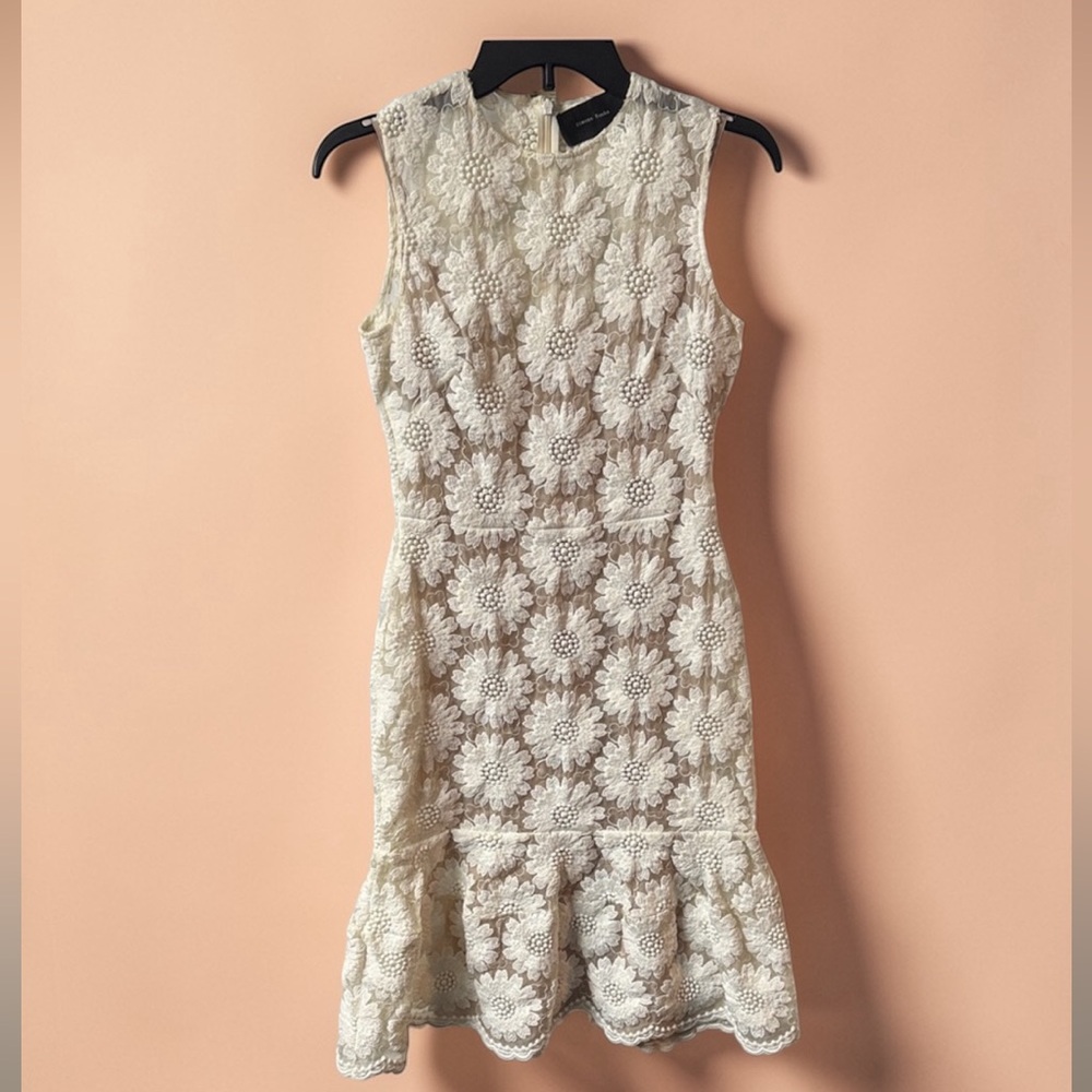 Simone Rocha Ivory Floral Mini Dress - VERY RARE!